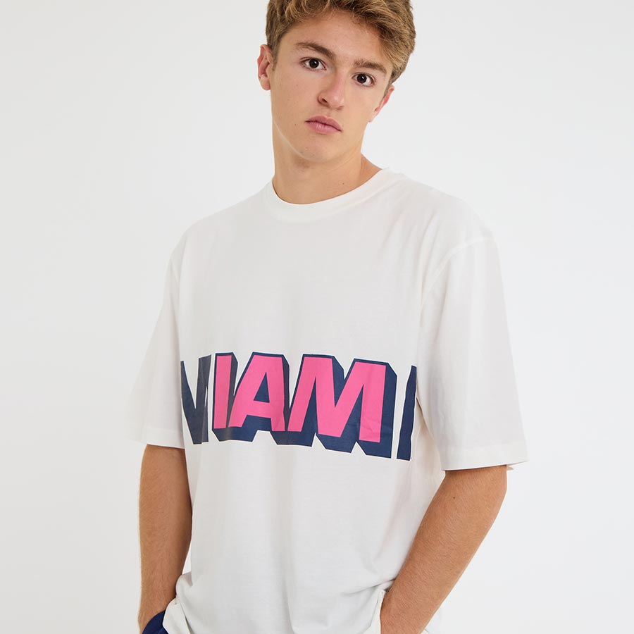IAM MIAMI White Brickell Avenue T-Shirt