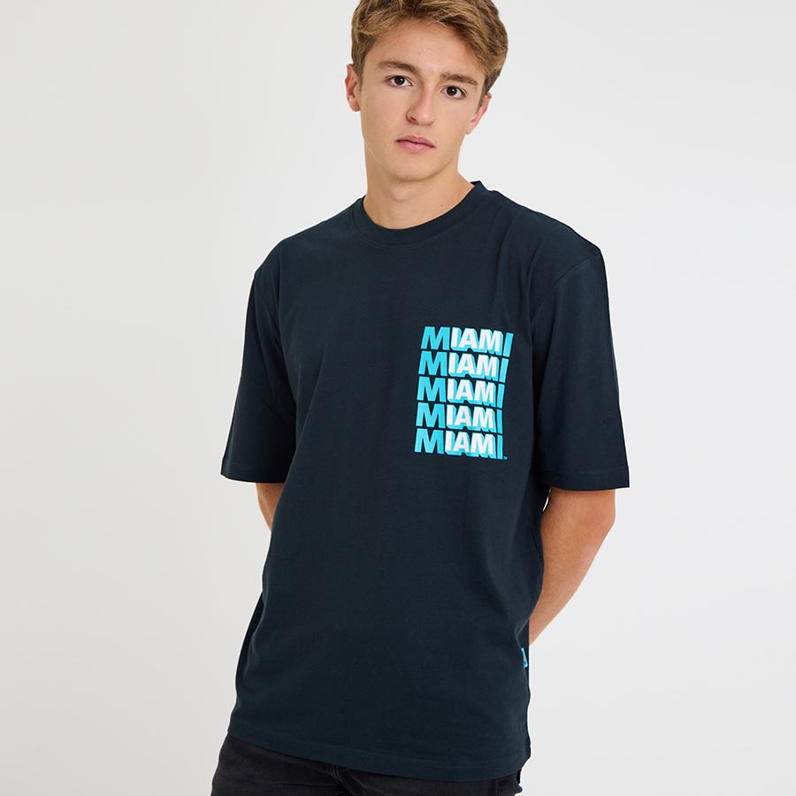 IAM MIAMI Black Miracle Mile T-Shirt