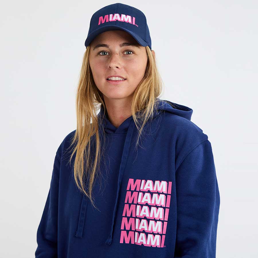 IAM MIAMI Blue Miracle Mile Hoodie