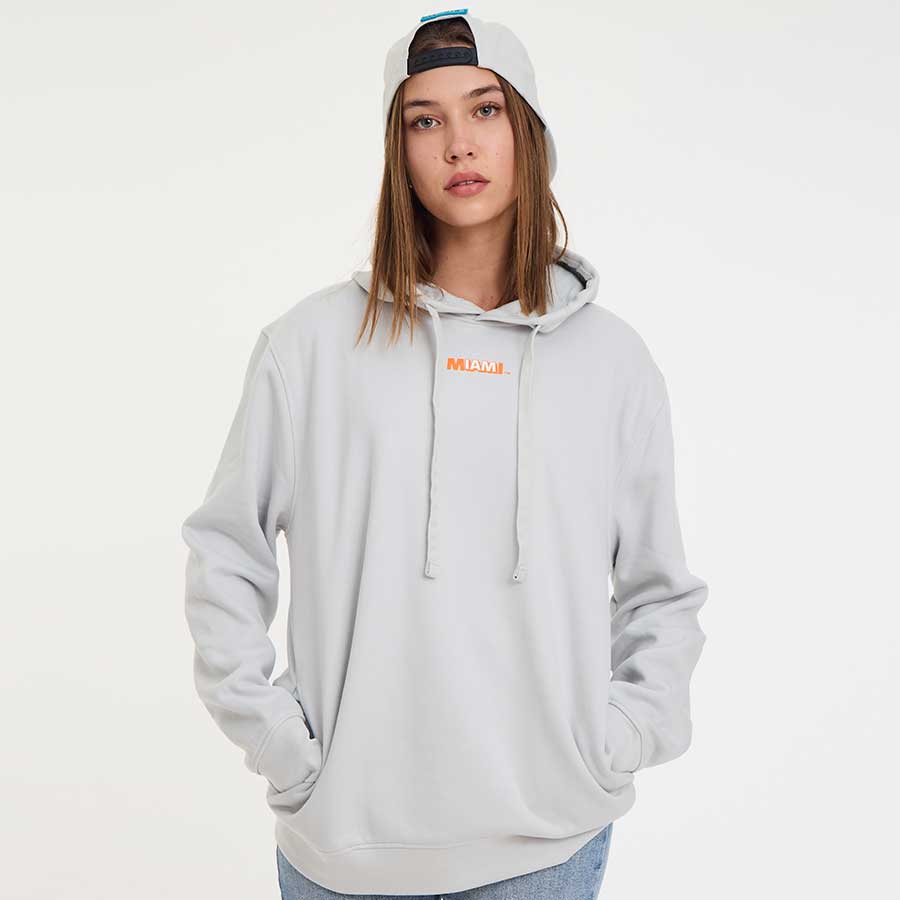 White IAM Miami Collins Avenue Hoodie
