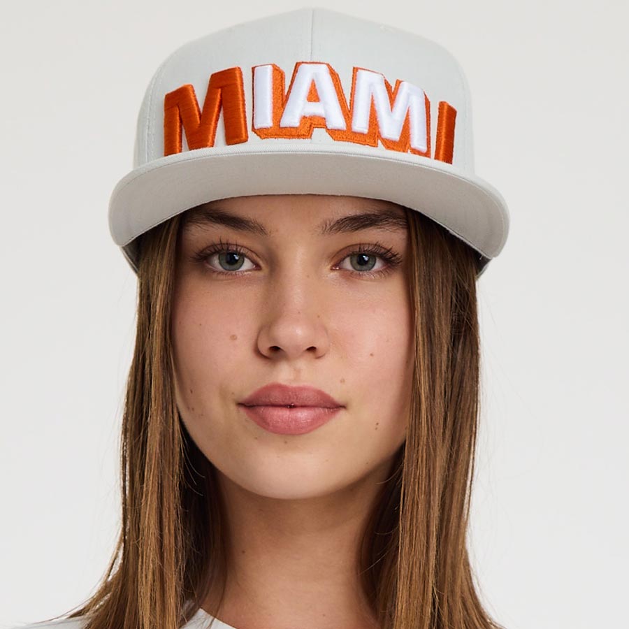 IAM Miami White Alton Road Brim Cap