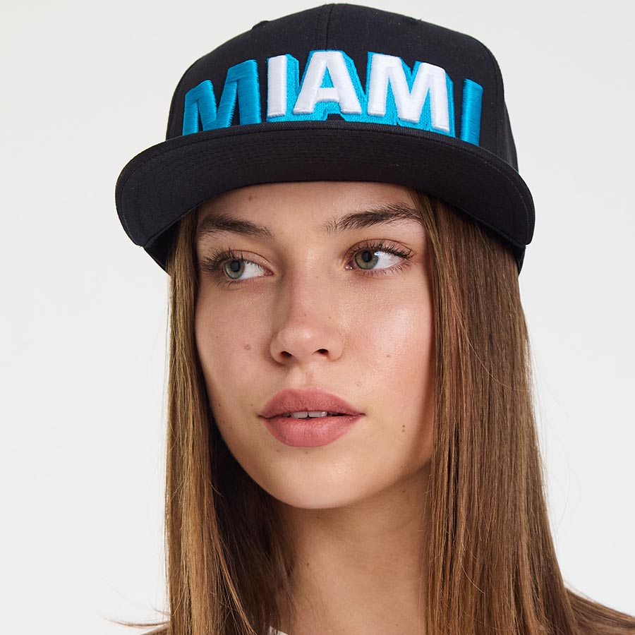 IAM Miami Black Alton Road Brim Cap