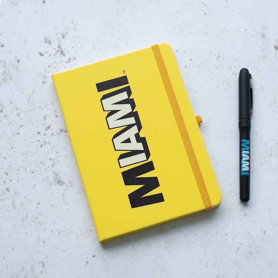 IAM MIAMI Yellow Notebook