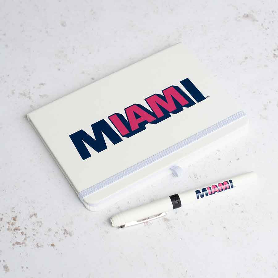 IAM MIAMI White Notebook