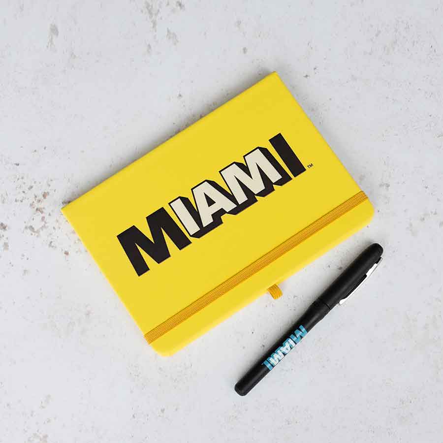 IAM MIAMI Yellow Notebook