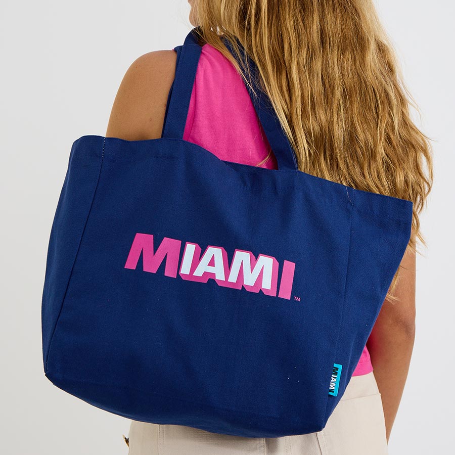 IAM MIAMI Blue Grove Beach Bag