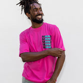 IAM MIAMI Pink Miracle Mile T-Shirt