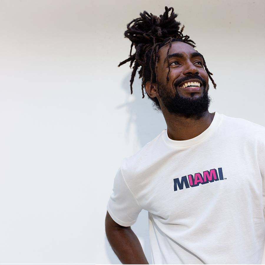 IAM MIAMI White Ocean Drive T-Shirt