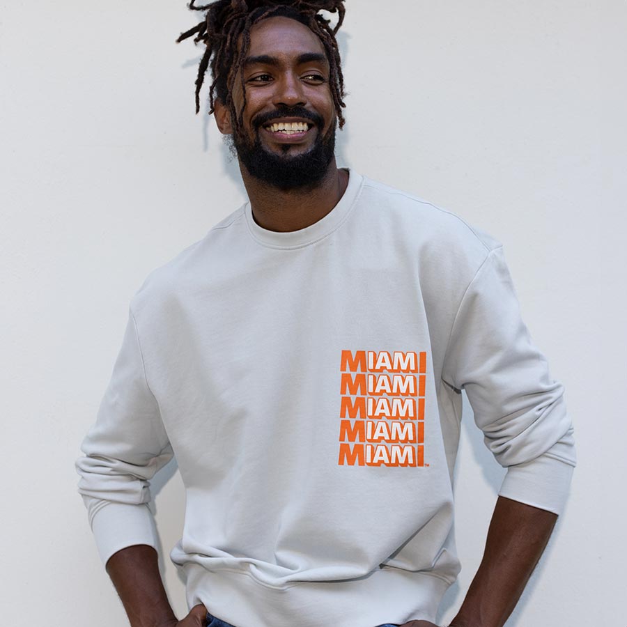 Miracle Mile Crew Neck White