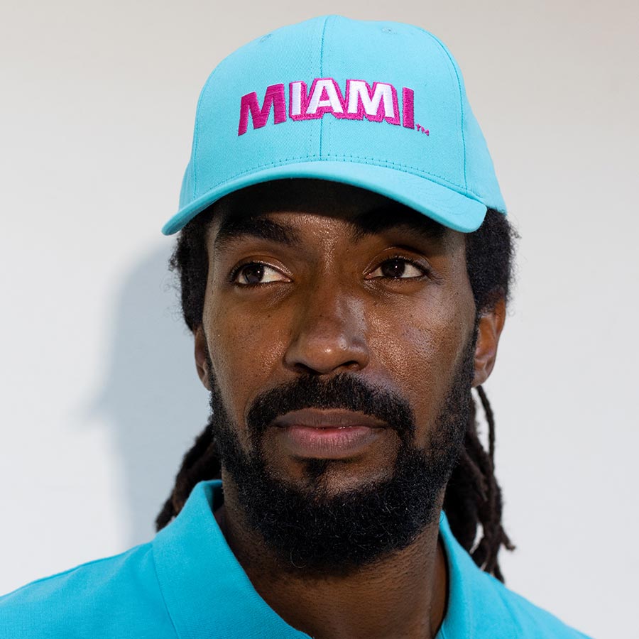 Blue IAM Miami Lincoln Road Cap
