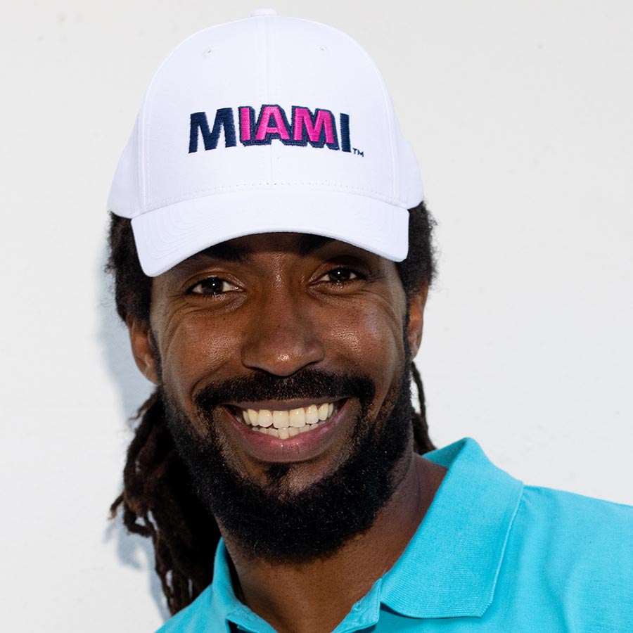 White IAM Miami Lincoln Road Cap