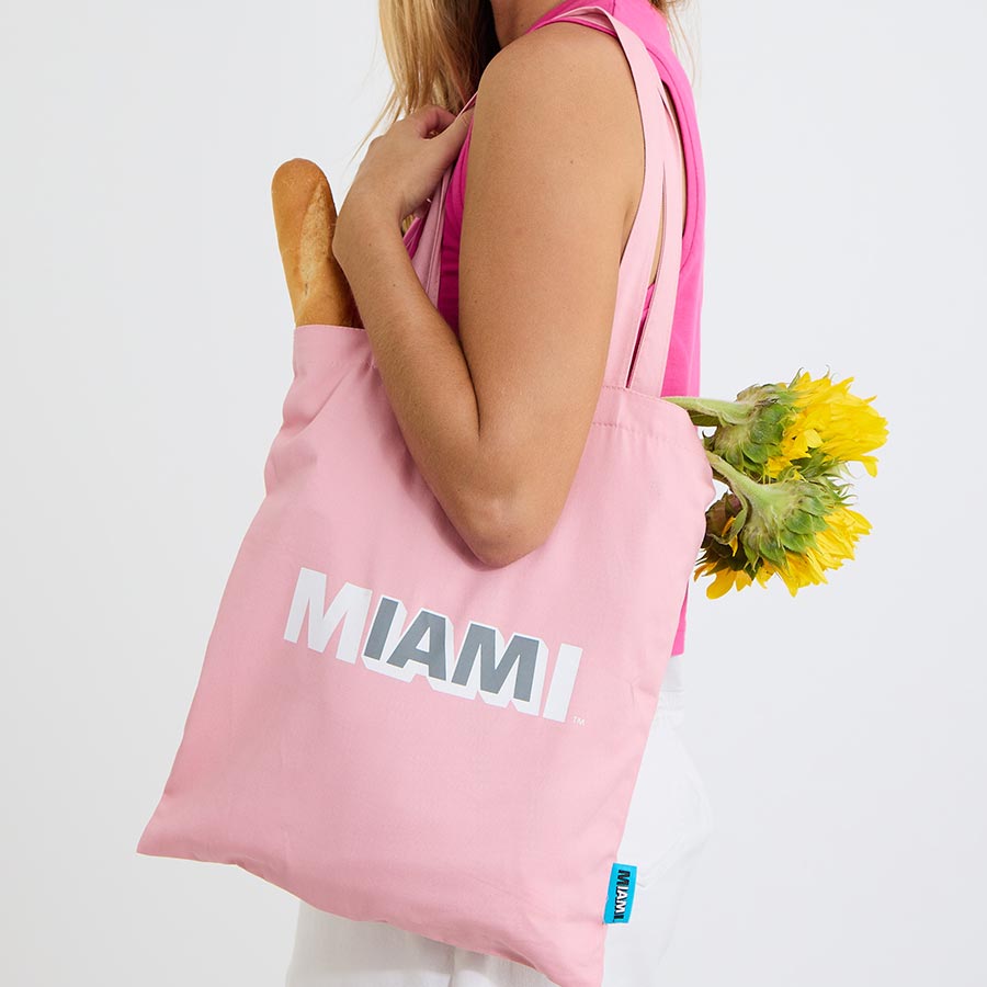 IAM MIAMI Pink Tote Bag