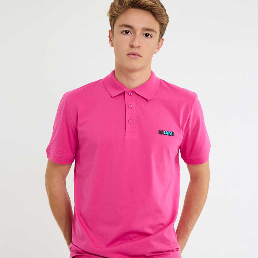 IAM Miami Pink Doral Polo