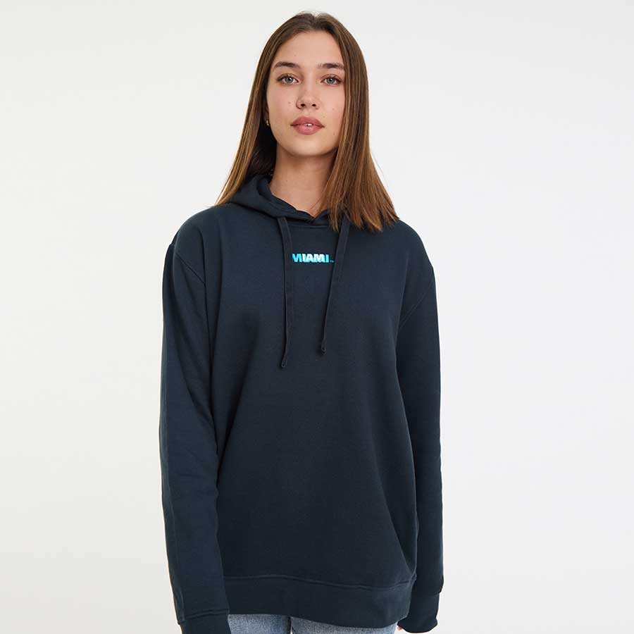 Black IAM Miami Collins Avenue Hoodie 