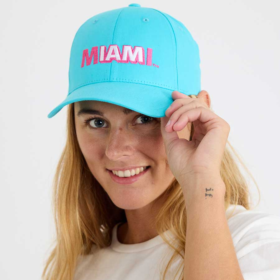 Blue IAM Miami Lincoln Road Cap