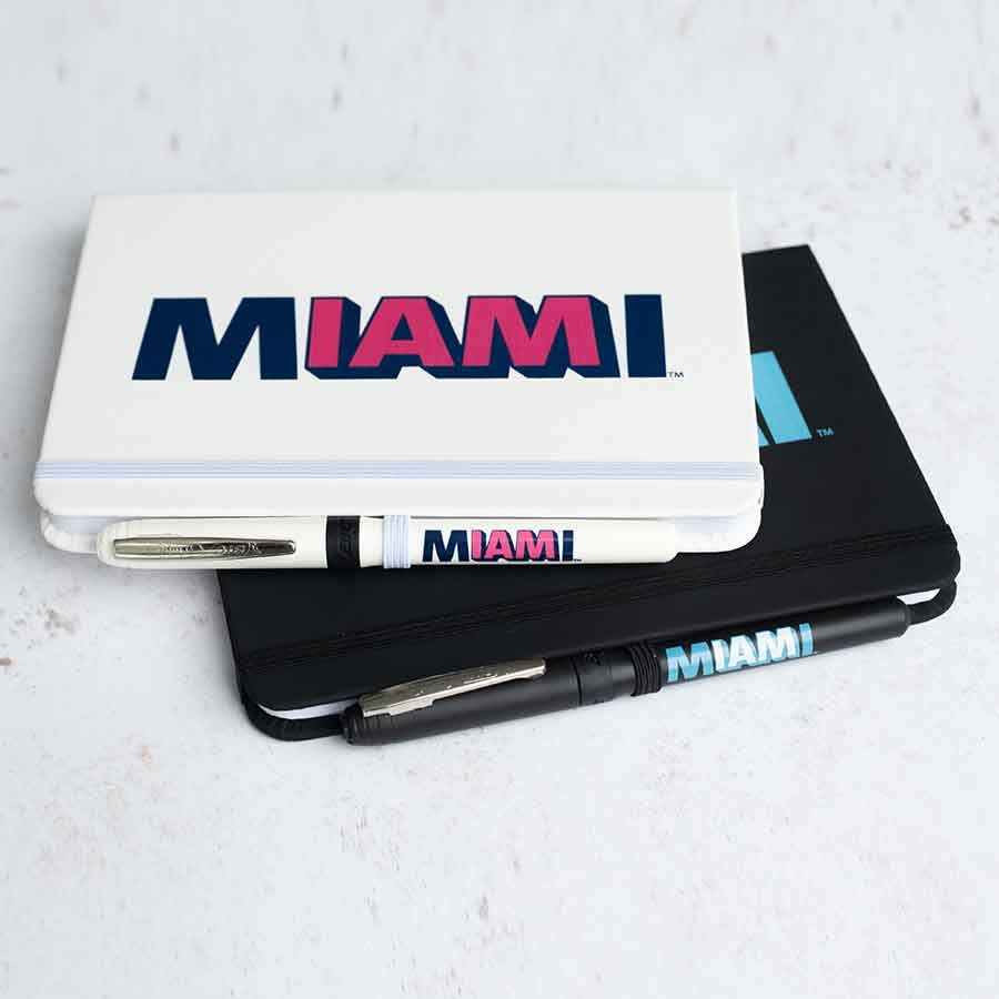 IAM MIAMI White Notebook