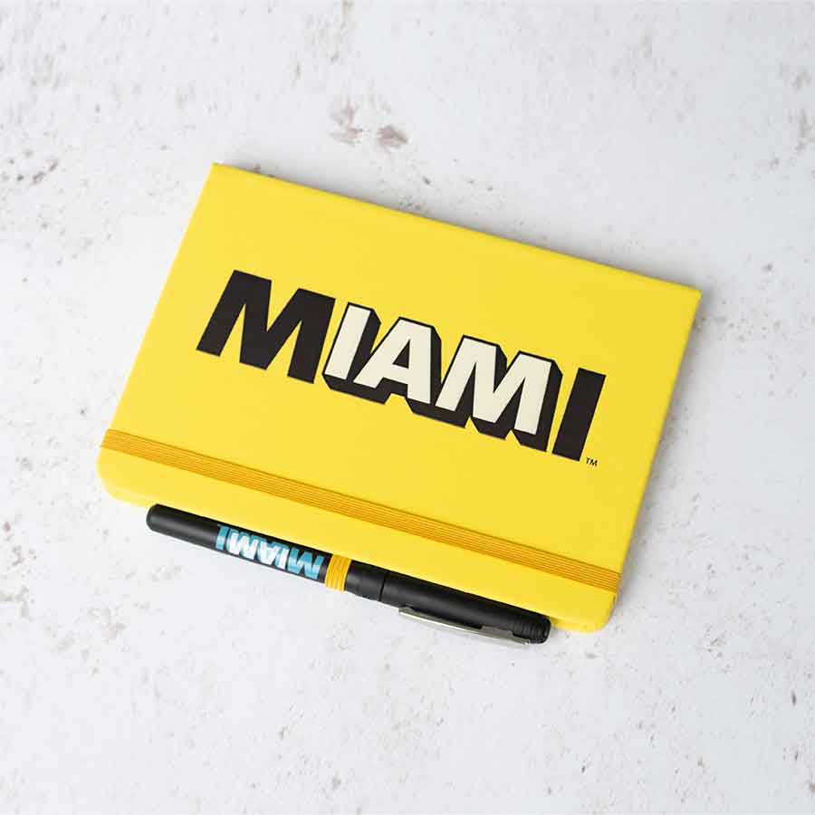 IAM MIAMI Yellow Notebook
