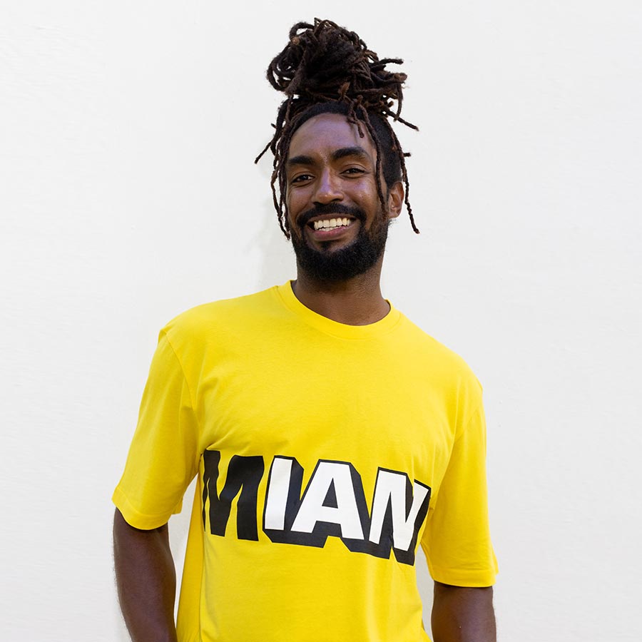 IAM MIAMI Yellow Brickell Avenue T-Shirt