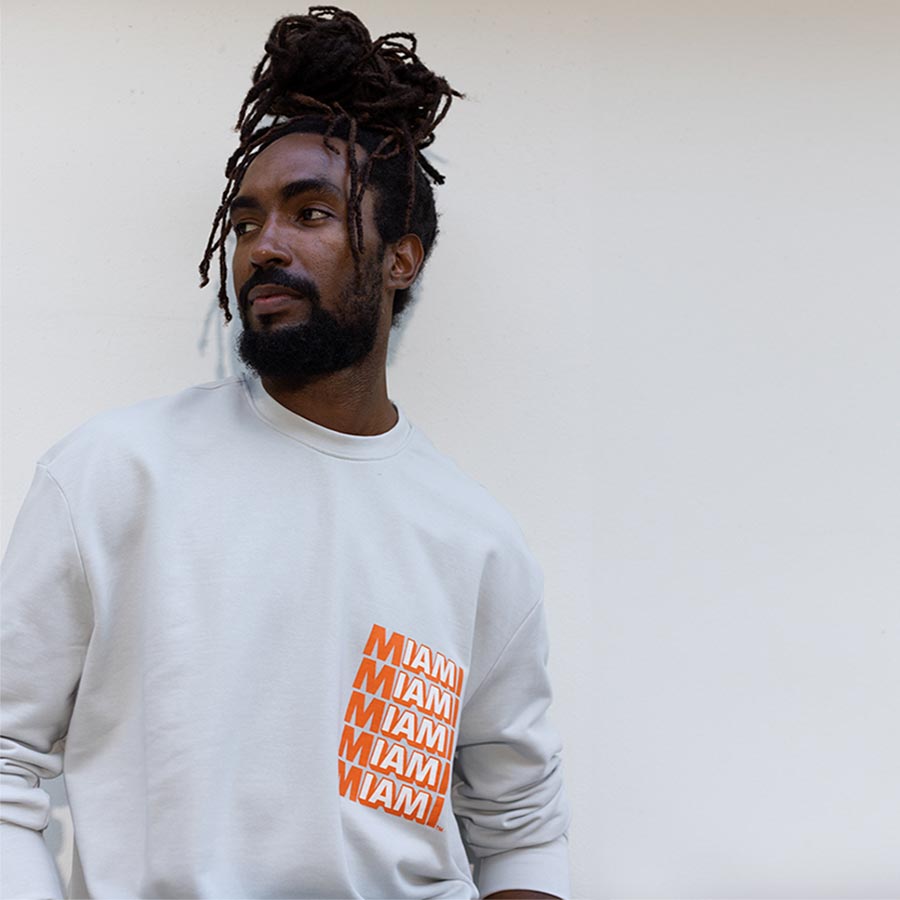 Miracle Mile Crew Neck White