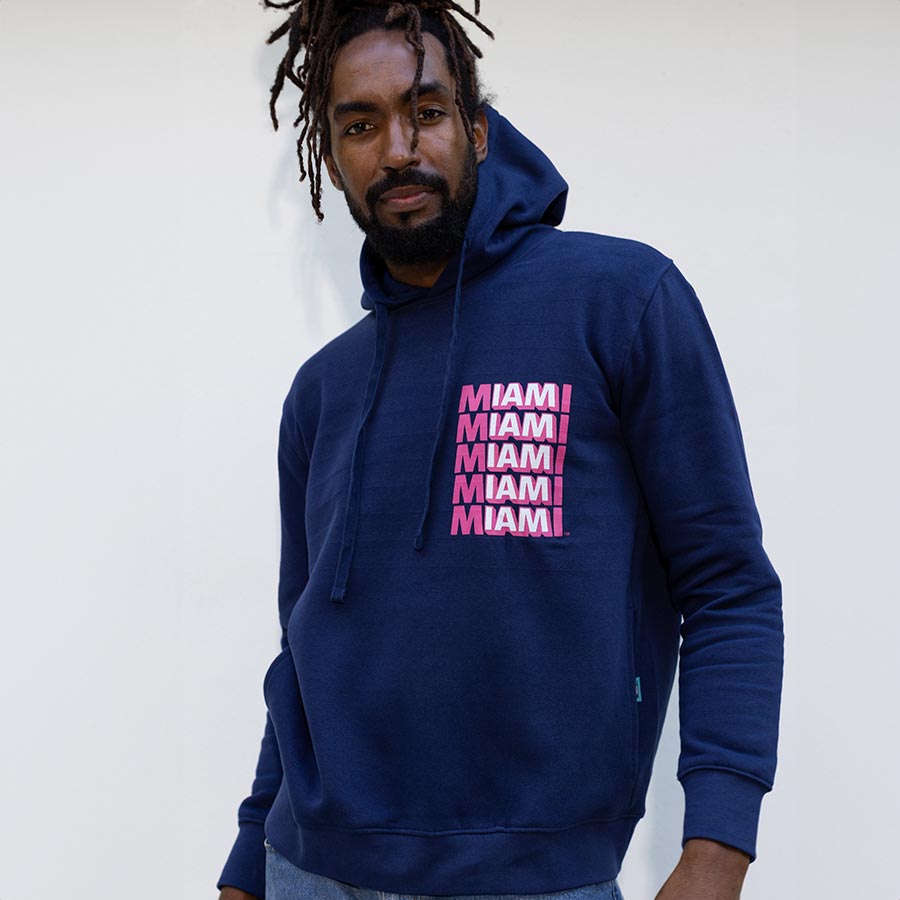 IAM MIAMI Blue Miracle Mile Hoodie
