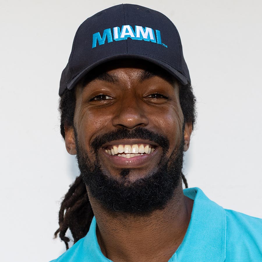 Blue IAM Miami Lincoln Road Cap